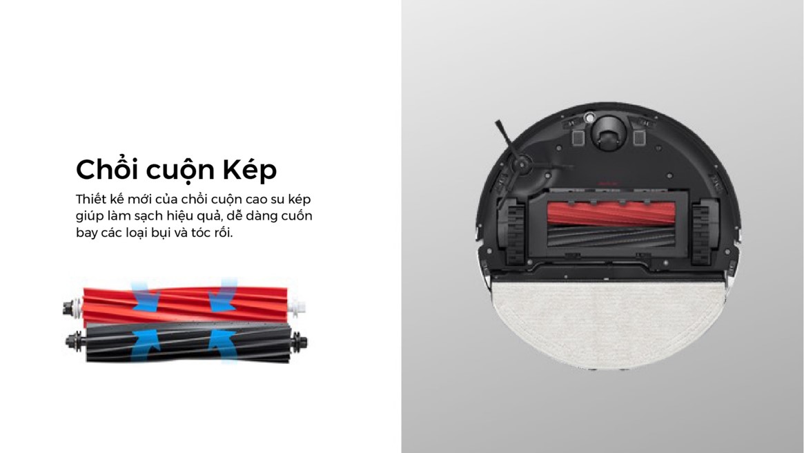 Chổi chính kép DuoRoller™ hiện đại