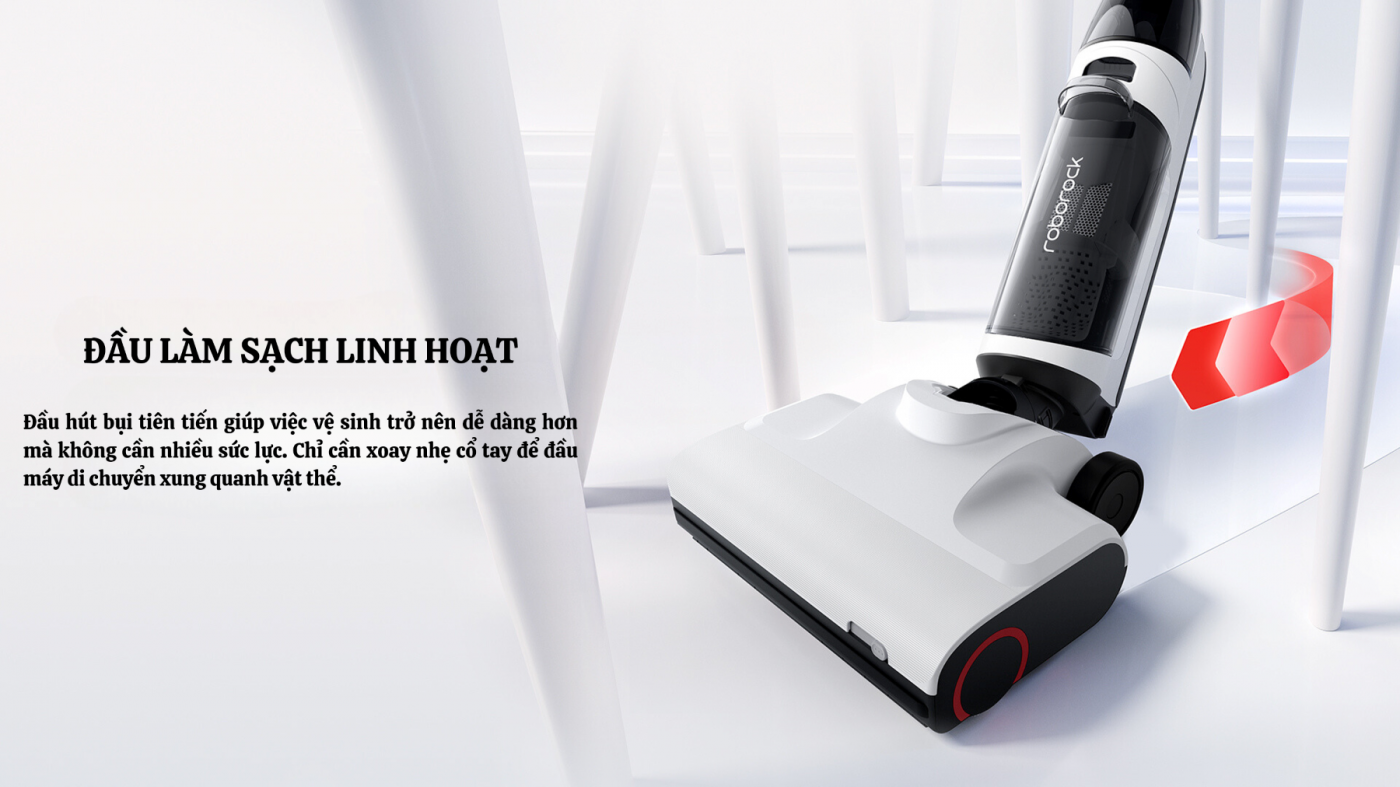 đầu làm sạch linh hoạt