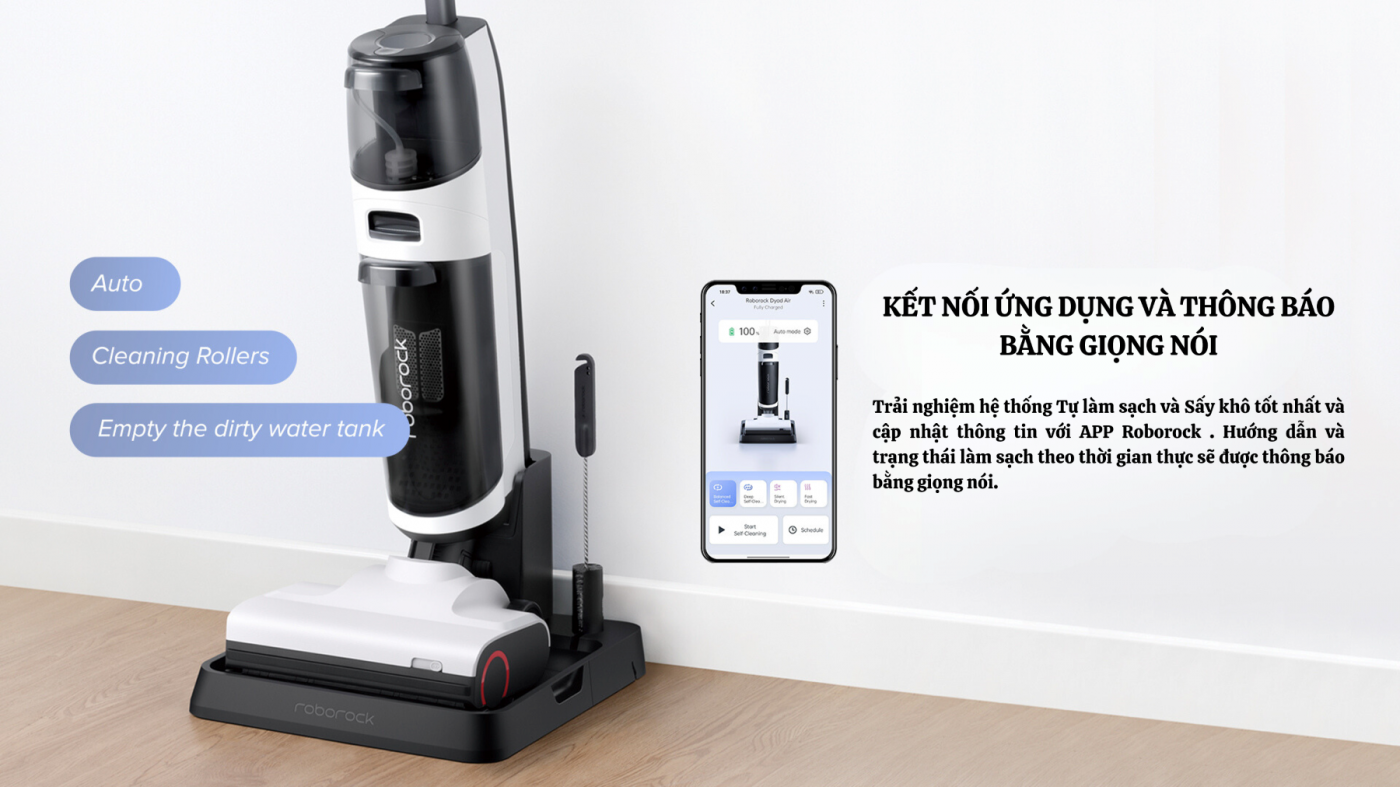 Kết nối app dễ dàng, cảnh báo bằng giọng nói