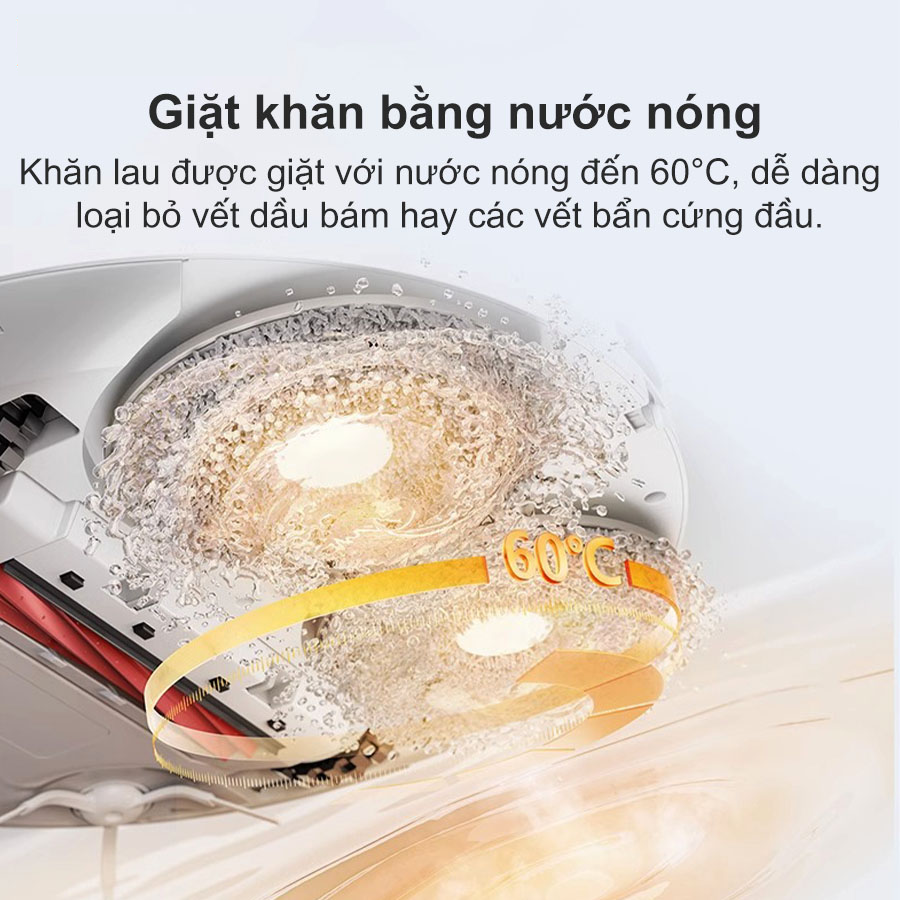Giặt giẻ bằng nước nóng