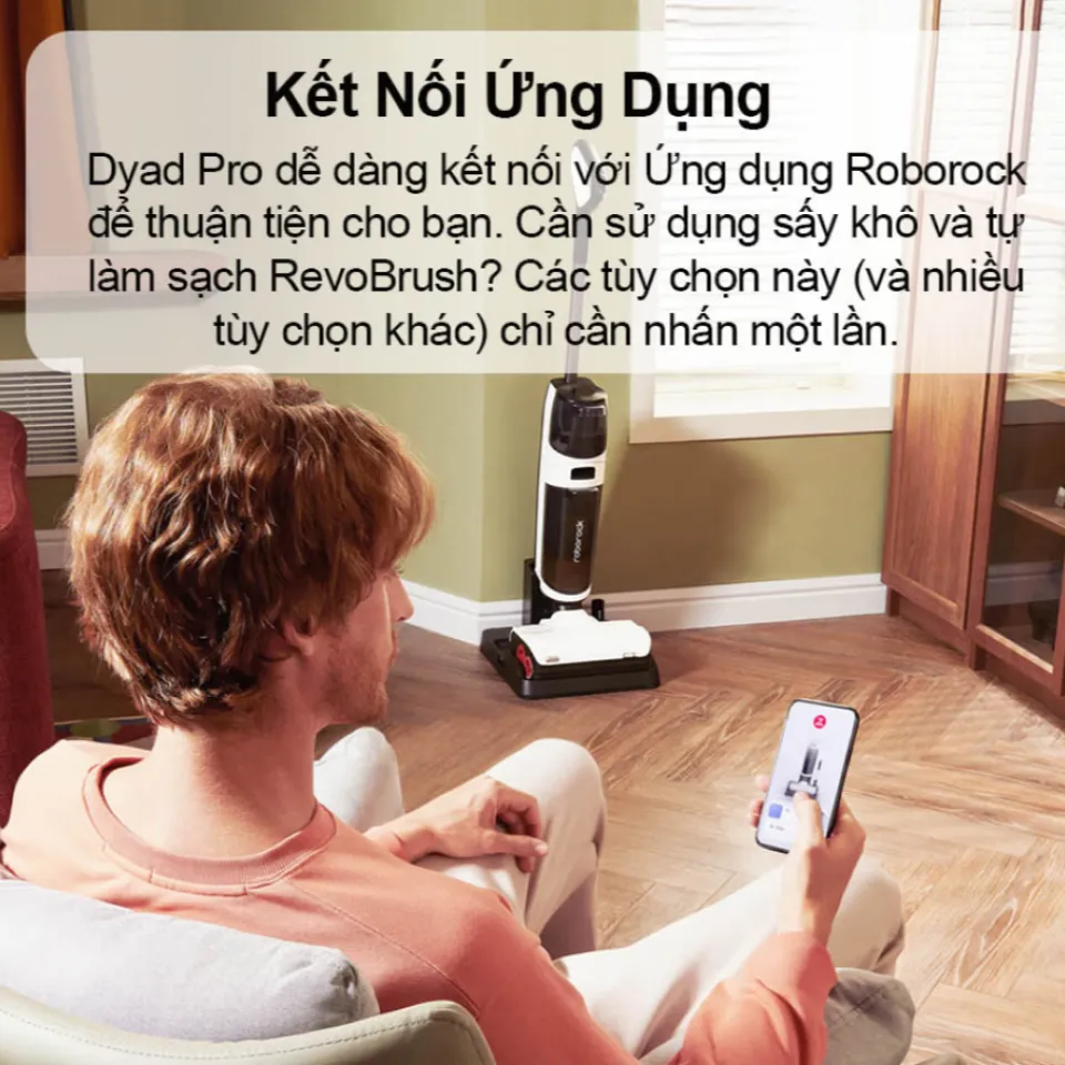 Kết nối và điều khiển qua ứng dụng Roborock