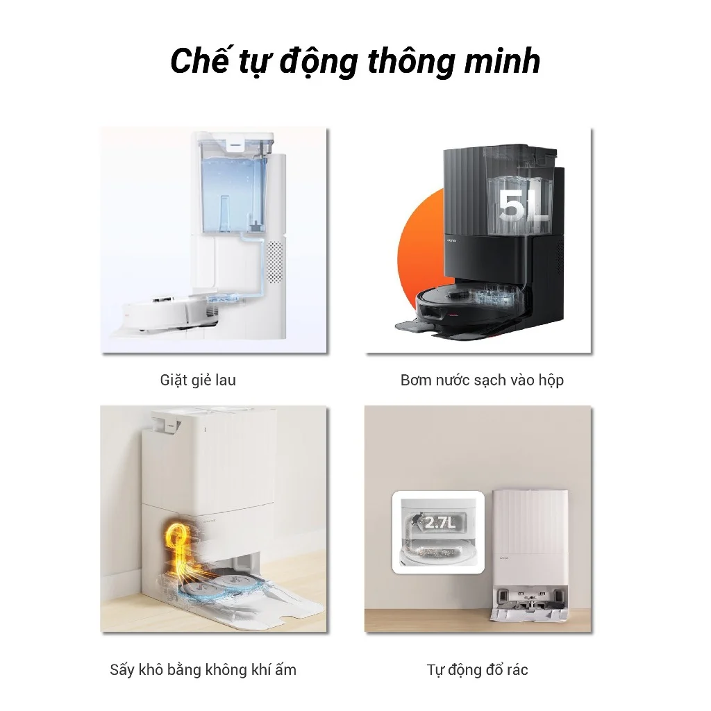 Máy hút bụi lau nhà Roborock Q Revo