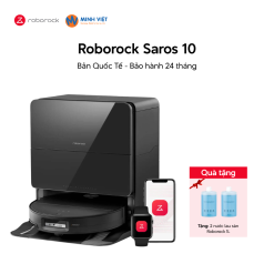 Robot hút bụi lau nhà Roborock Saros 10 - Chính hãng