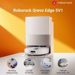 Robot hút bụi lau nhà Roborock Qrevo Edge 5V1 – Bản Quốc Tế – Chính hãng