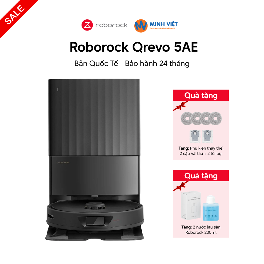 Robot hút bụi lau nhà Roborock Qrevo 5AE – Chính hãng - Ảnh 2