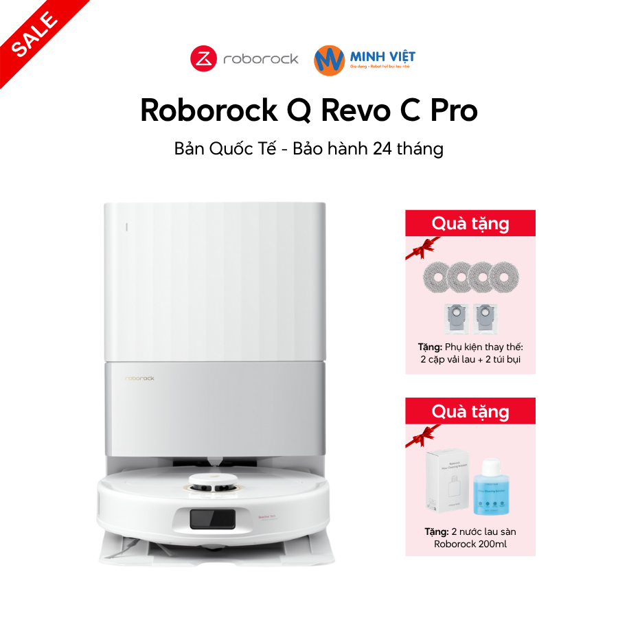 Robot hút bụi lau nhà Roborock Q Revo C Pro - Chính hãng
