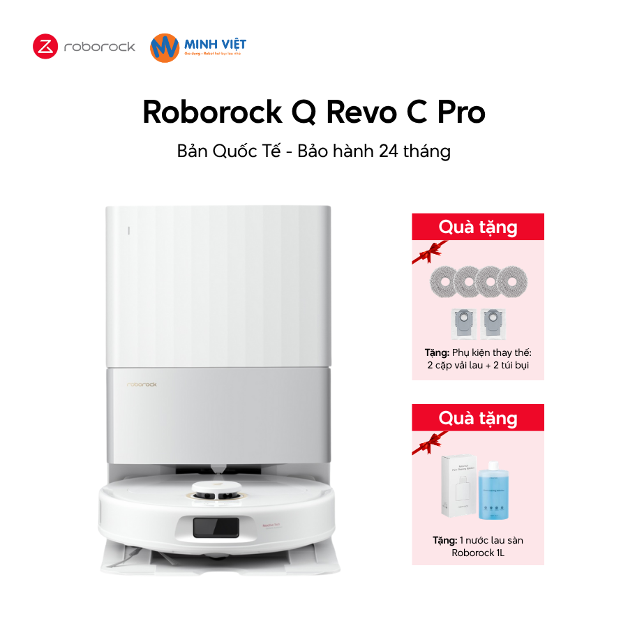 Robot hút bụi lau nhà Roborock Q Revo C Pro - Chính hãng - Ảnh 2