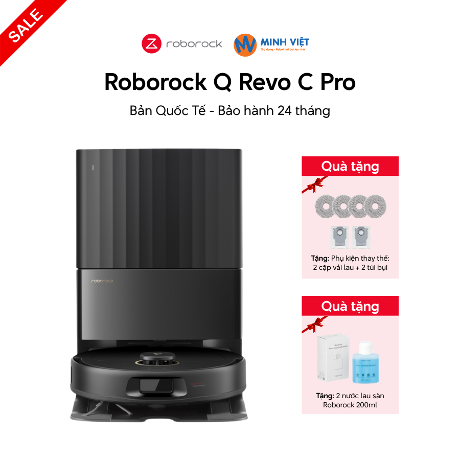 Robot hút bụi lau nhà Roborock Q Revo C Pro - Chính hãng - Ảnh 2