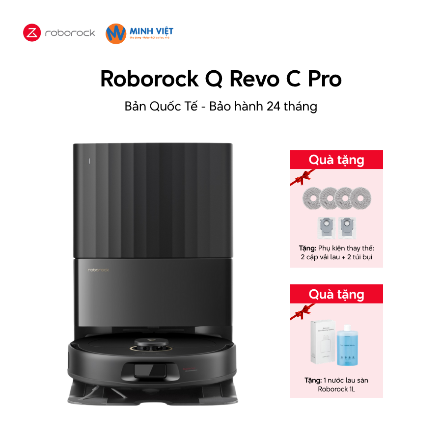 Robot hút bụi lau nhà Roborock Q Revo C Pro - Chính hãng