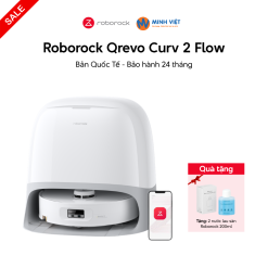 Robot hút bụi lau nhà Roborock Qrevo Curv 2 Flow - Chính hãng