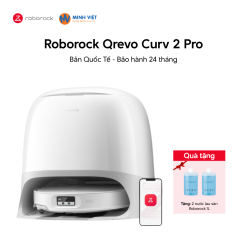 Robot hút bụi lau nhà Roborock Qrevo Curv 2 Pro - Chính Hãng