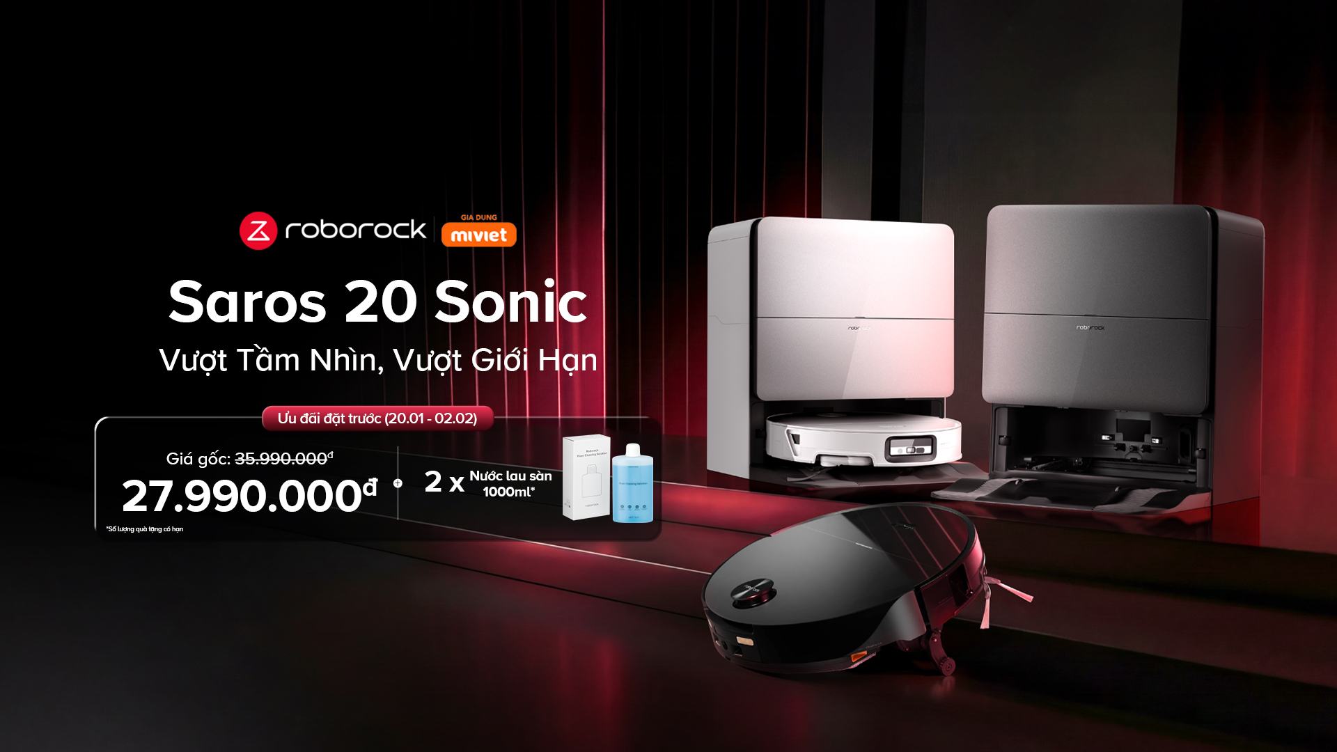 Roborock Saros 20 Sonic