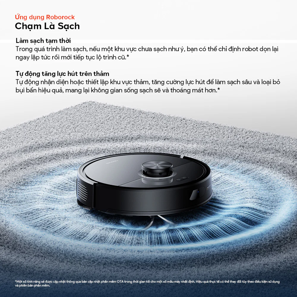 Robot hút bụi lau nhà Roborock Q7 Pro Max chạm là sạch