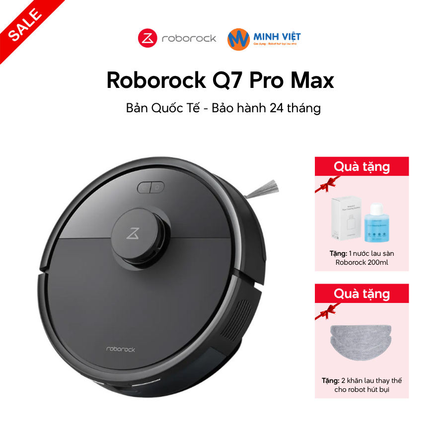 Robot hút bụi lau nhà Roborock Q7 Pro Max – Bản Quốc Tế