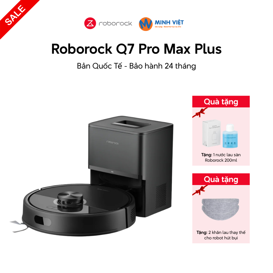 Robot hút bụi lau nhà Roborock Q7 Pro Max Plus – Bản Quốc Tế