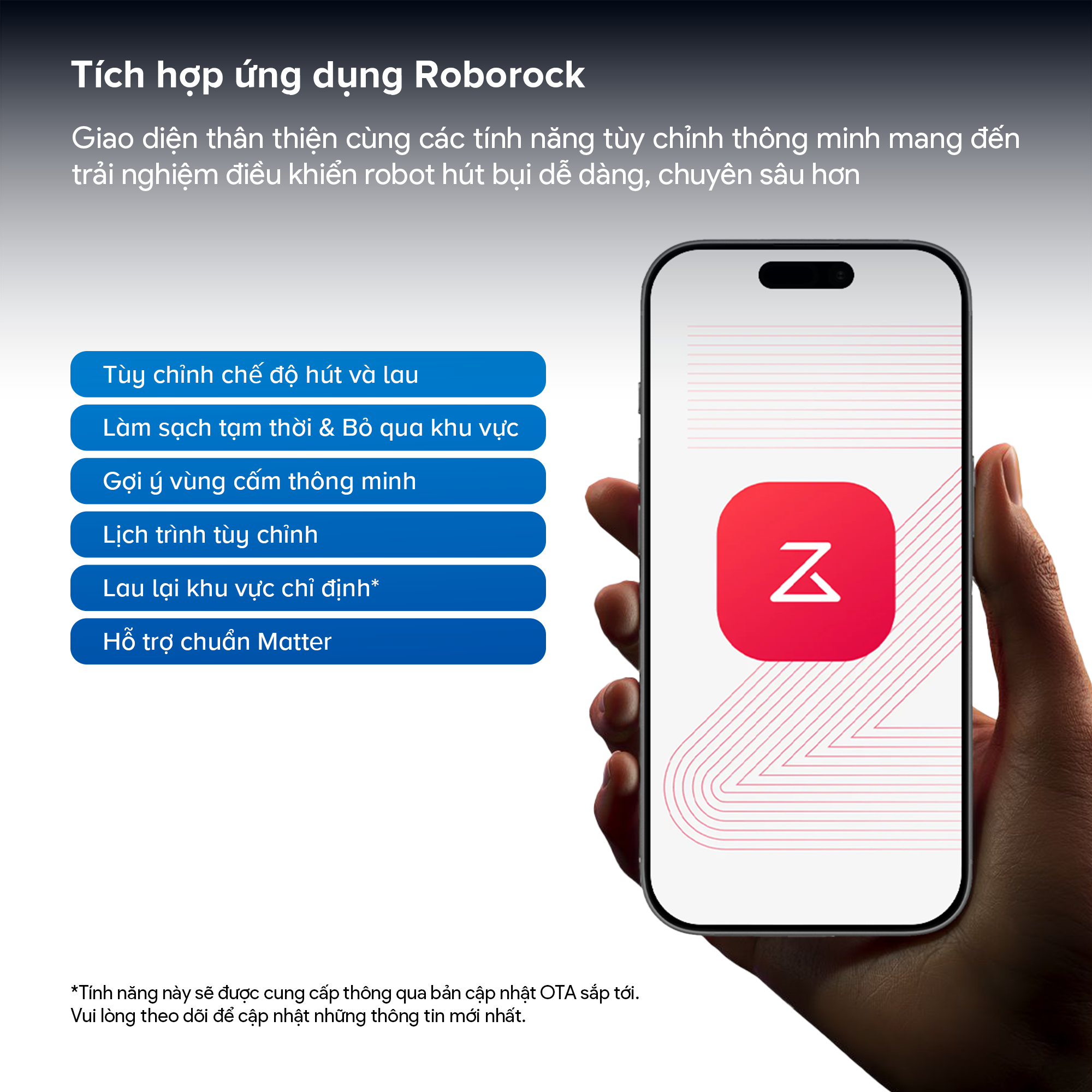 Roborock Qrevo 2 Pro ứng dụng roborock