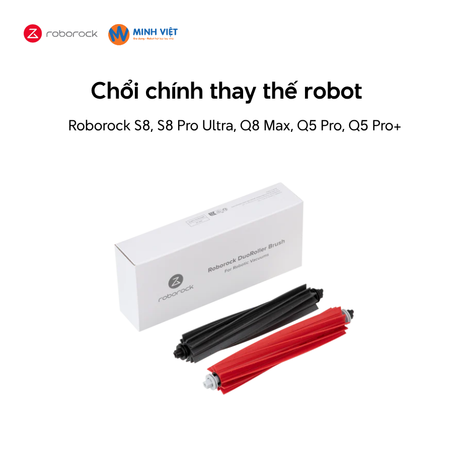 Chổi chính kép thay thế cho Roborock S8/ S8 Pro Ultra/ Q8 Max - Chính Hãng