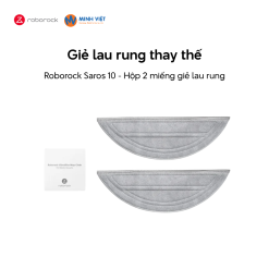 Giẻ lau rung thay thế cho Roborock Saros 10 - Chính hãng