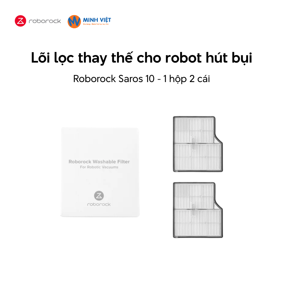 Lõi lọc thay thế cho robot Roborock Saros 10 - Chính Hãng