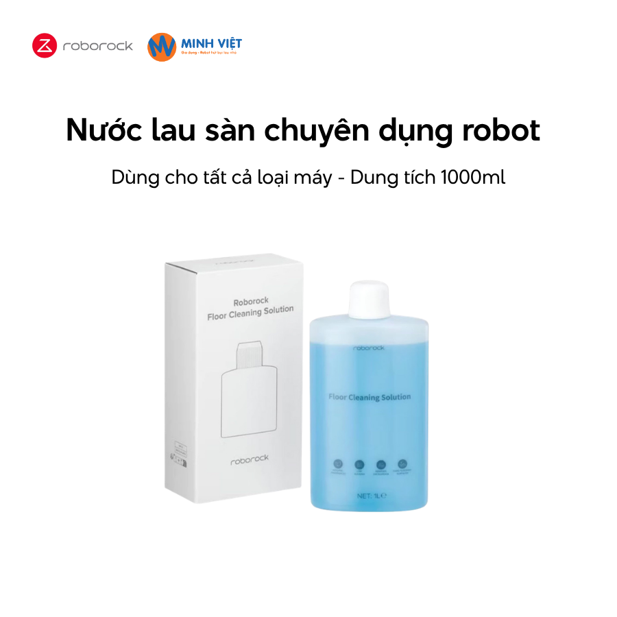 Nước lau sàn Roborock 1L – Chính hãng – Dùng cho tất cả robot