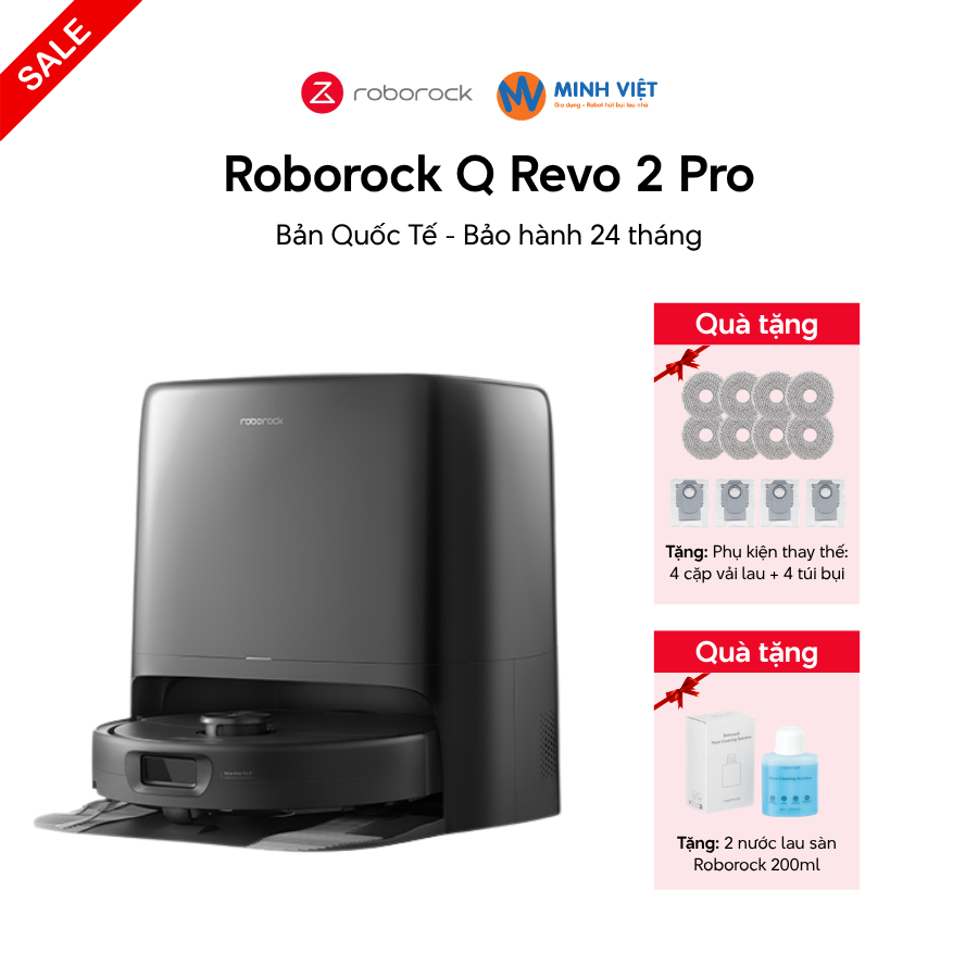 Robot hút bụi lau nhà Roborock Qrevo 2 Pro - Chính Hãng