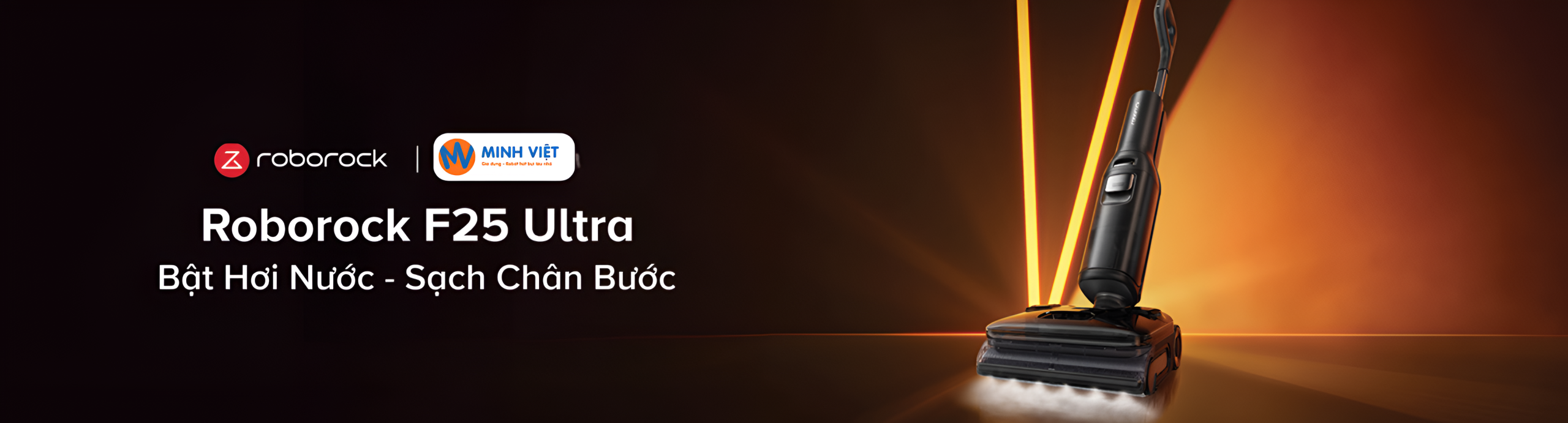 Banner máy hút bụi lau nhà Roborock Store