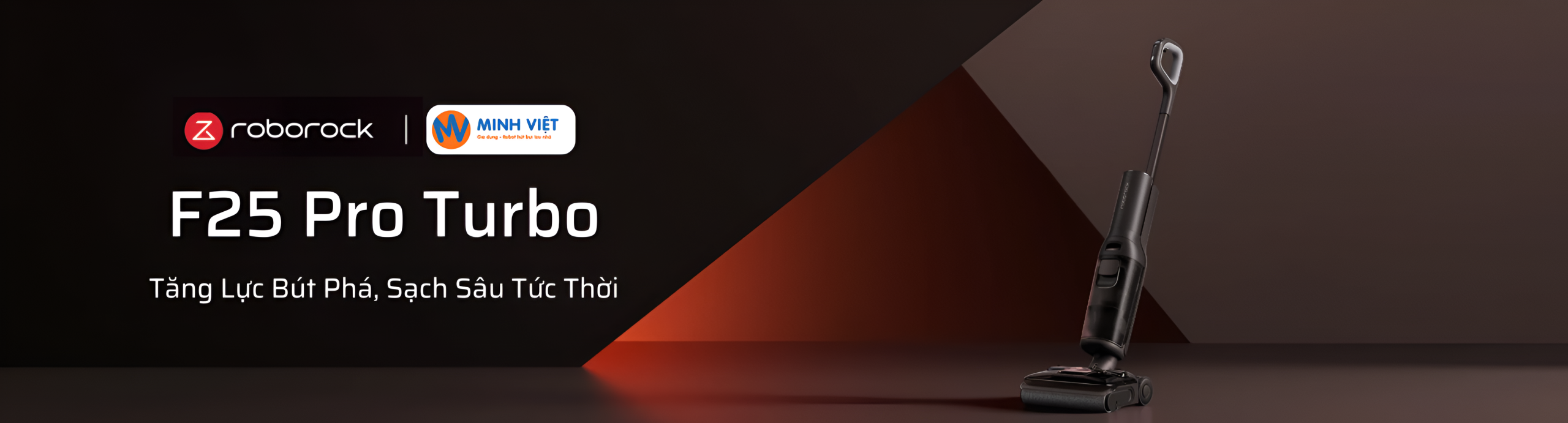 Banner máy hút bụi lau nhà Roborock Store