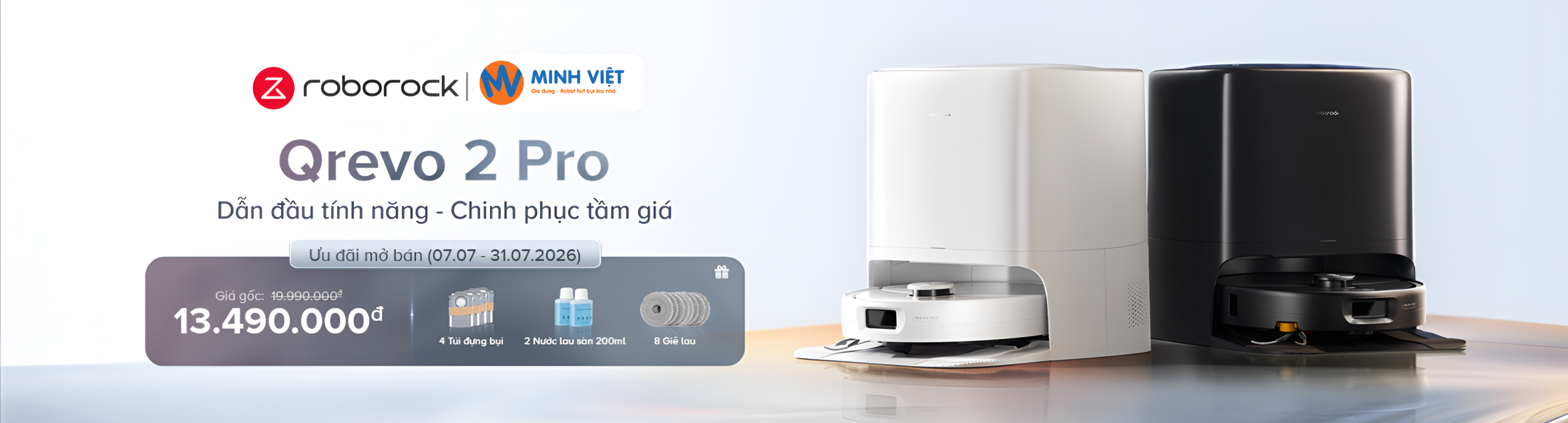 Banner robot hút bụi Roborock Store