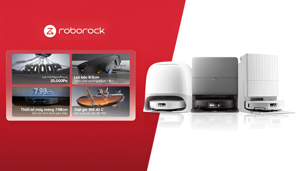 Banner Robot hút bụi Roborock Store