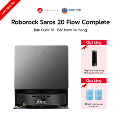 Robot hút bụi Roborock Saros 20 Flow Complete - Quốc Tế 2026